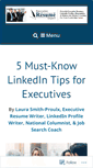 Mobile Screenshot of executiveresumeexpert.com